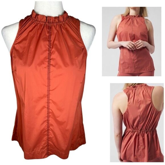 Athleta Terracotta Levitate Run Drawstring Tank Top - Picture 1 of 8